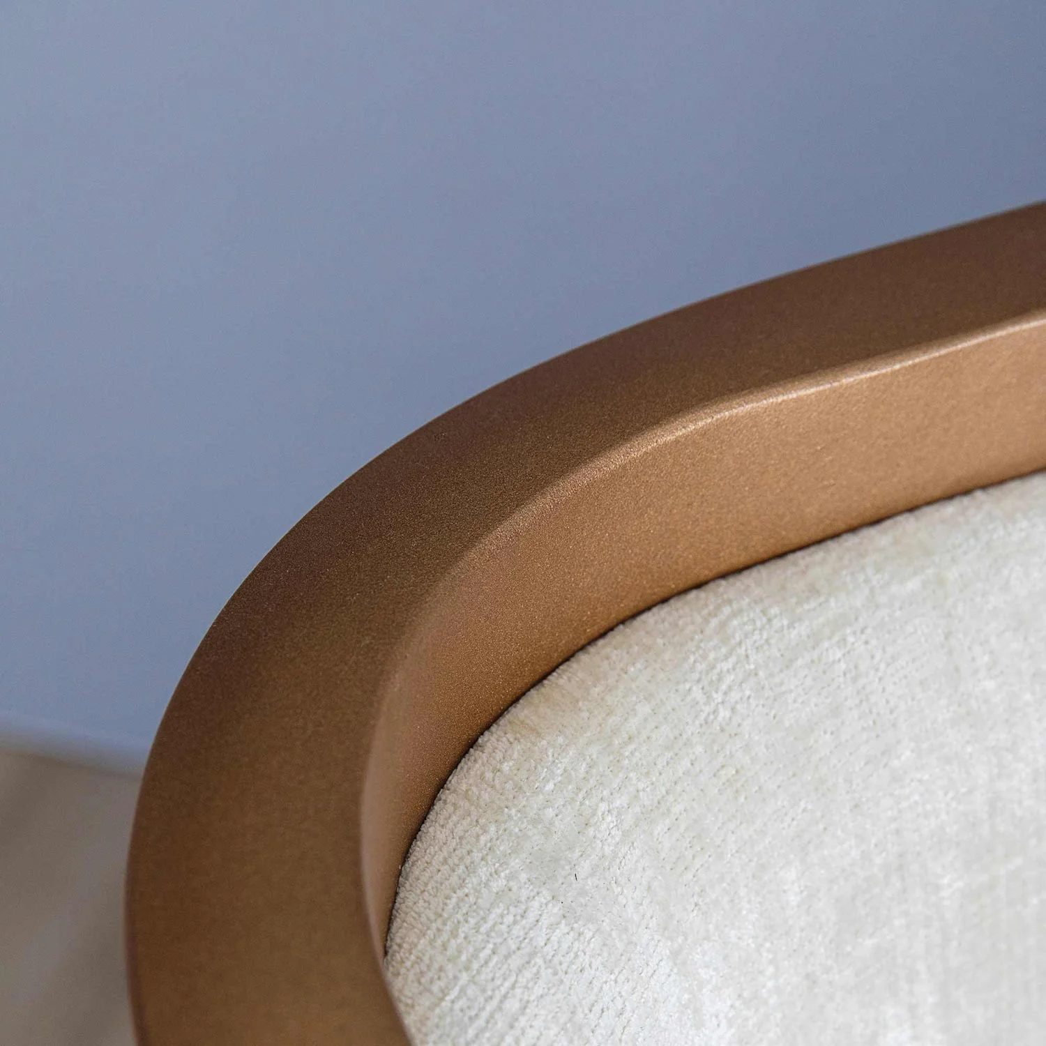 Broadway Upholstered Iron Bed by Wesley Allen - Image 12