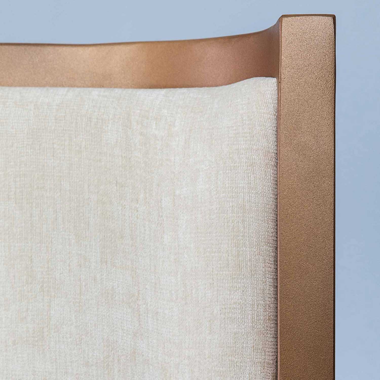 Broadway Upholstered Iron Bed by Wesley Allen - Image 14