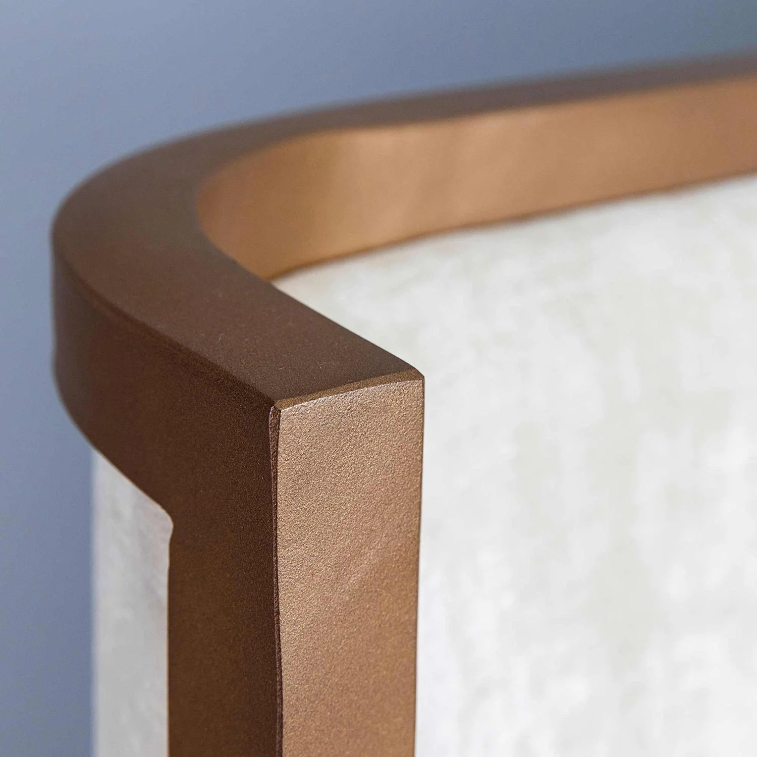 Broadway Upholstered Iron Headboard with Upholstered Surround by Wesley Allen - Image 8