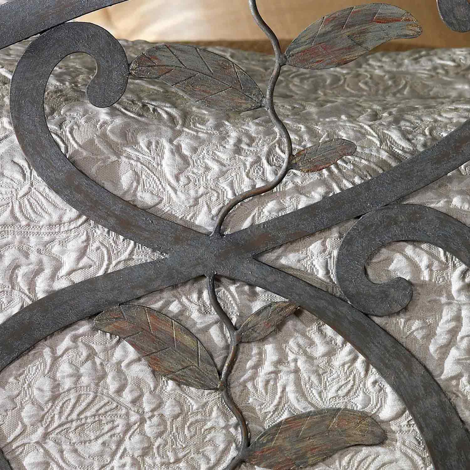 Laurel Iron Bed by Wesley Allen - Image 12